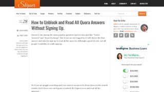 
                            10. How to Unblock and Read All Quora Answers Without Signing Up