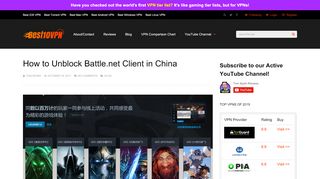 
                            8. How to Unblock Battle.net Client in China - Best 10 VPN Reviews