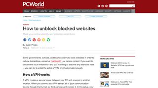 
                            10. How to unblock blocked websites | PCWorld