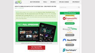 
                            13. How to Unblock Watch CW TV outside USA - DNS Proxy or VPN - The ...