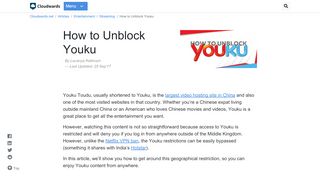 
                            6. How to Unblock Youku - Cloudwards.net