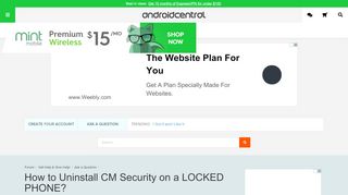 
                            9. How to Uninstall CM Security on a LOCKED PHONE? - Android Forums ...