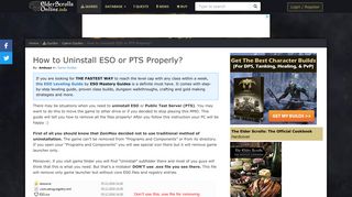 
                            8. How to Uninstall ESO or PTS Properly? - Elder Scrolls Online (ESO)