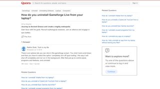 
                            10. How to uninstall Gameforge Live from your laptop - Quora