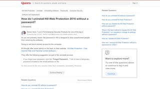 
                            6. How to uninstall K9 Web Protection 2016 without a ...