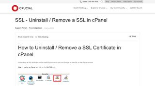 
                            13. How to uninstall / remove a SSL certificate in cPanel – Help Centre