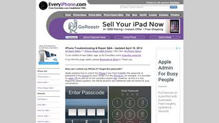 
                            10. How to Unlock iPhone with Forgotten Passcode: EveryiPhone.com