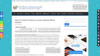 
                            13. How to Unlock Twitter account without Phone number - Smartzworld