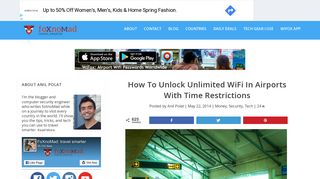 
                            9. How To Unlock Unlimited WiFi In Airports With Time Restrictions ...