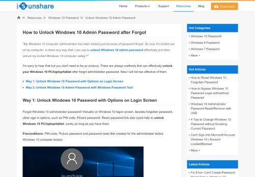 
                            5. How to Unlock Windows 10 Admin Password Forgot on PC/Laptop ...
