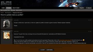 
                            5. How to update inara.cz profile? - Frontier Forums - Frontier ...