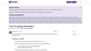 
                            3. How To Update PhantomBot - FAQ - PhantomBot Community Forum