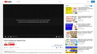 
                            6. How to update your Aadhaar Data - YouTube