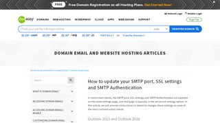 
                            7. How to update your SMTP port, SSL settings and SMTP Authentication ...