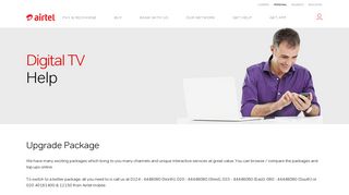 
                            2. How to Upgrade - airtel Digital TV