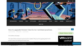
                            8. How to upgrade Horizon View 6.x to 7 and best practices – vDrone
