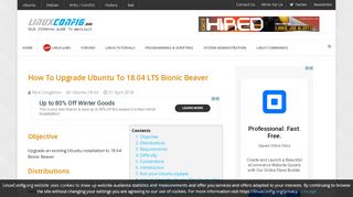 
                            10. How To Upgrade To Ubuntu 18.04 LTS Bionic Beaver - LinuxConfig ...