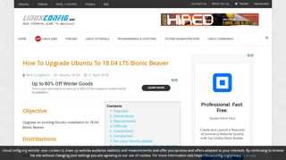 
                            12. How To Upgrade To Ubuntu 18.04 LTS Bionic Beaver - LinuxConfig.org