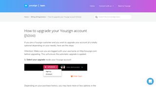 
                            8. How to upgrade your Youzign account (JVzoo) – Knowledgebase