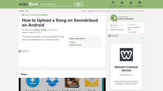 
                            6. How to Upload a Song on Soundcloud on Android: 7 Steps