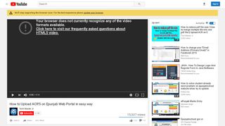 
                            9. How to Upload ACR'S on Epunjab Web Portal in easy way - YouTube