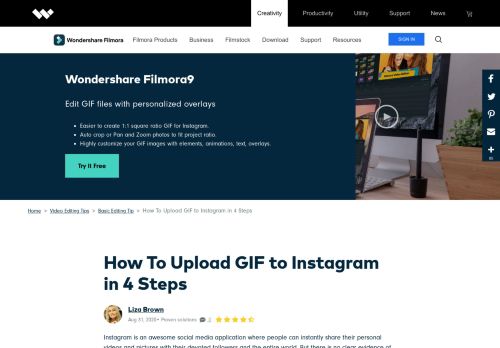 
                            12. How To Upload GIFs to Instagram - Wondershare Filmora