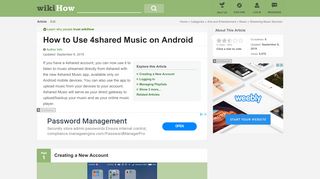 
                            2. How to Use 4shared Music on Android (with Pictures) - wikiHow