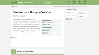 
                            8. How to Use a Groupon Voucher: 9 Steps (with Pictures) - wikiHow