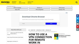 
                            7. How to Use a VPN Connection for Remote Work in Windows 10 ...