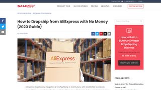 
                            9. How to Use AliExpress to Dropship from China with No Money | SaleHoo