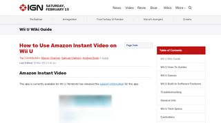 
                            8. How to Use Amazon Instant Video on Wii U - Wii U Wiki Guide - IGN