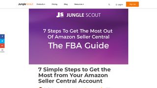 
                            11. How to Use Amazon Seller Central: The FBA Guide to Getting Started