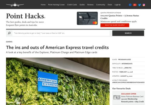 
                            10. How to use Amex Travel Credits - Point Hacks