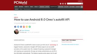 
                            11. How to use Android 8.0 Oreo's autofill API | PCWorld