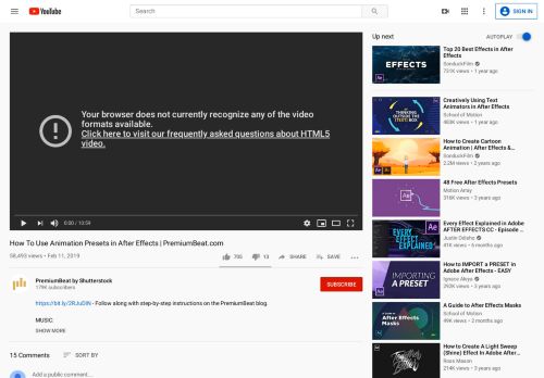 
                            7. How To Use Animation Presets in After Effects | PremiumBeat.com ...