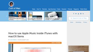 
                            8. How to use Apple Music inside iTunes with macOS Sierra - Cult of Mac