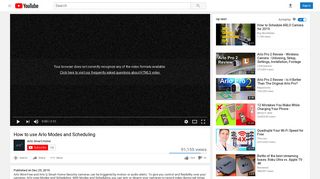 
                            11. How to use Arlo Modes and Scheduling - YouTube