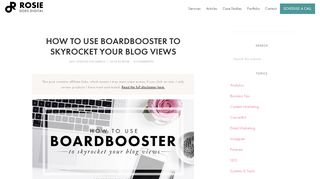 
                            12. How To Use BoardBooster To Skyrocket Your Blog Views