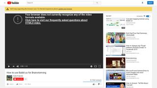 
                            9. How to use Bubbl.us for Brainstorming - YouTube