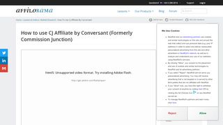 
                            2. How to use CJ Affiliate by Conversant (Formerly Commission Junction ...