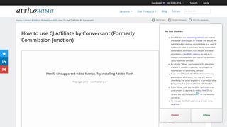 
                            2. How to use CJ Affiliate by Conversant (Formerly Commission ...