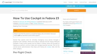 
                            12. How To Use Cockpit in Fedora 23 | Liquid Web Knowledge Base