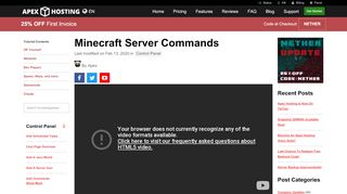 
                            11. How To Use Commands on Your Minecraft Server