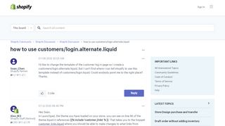 
                            13. how to use customers/login.alternate.liquid - Shopify Community
