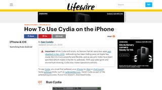 
                            12. How to Use Cydia on Your Jailbroken iPhone - Lifewire