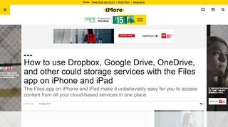 
                            7. How to use Dropbox, Google Drive, OneDrive, and other could ...