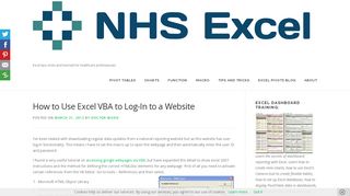 
                            8. How to Use Excel VBA to Log-In to a Website -