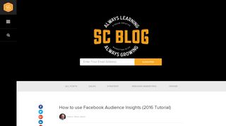 
                            13. How to use Facebook Audience Insights (2016 Tutorial)
