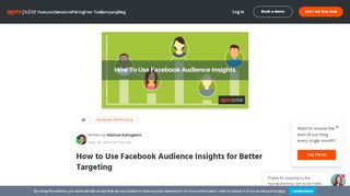 
                            6. How to Use Facebook Audience Insights for Better Targeting