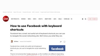 
                            7. How to use Facebook with keyboard shortcuts - CNET